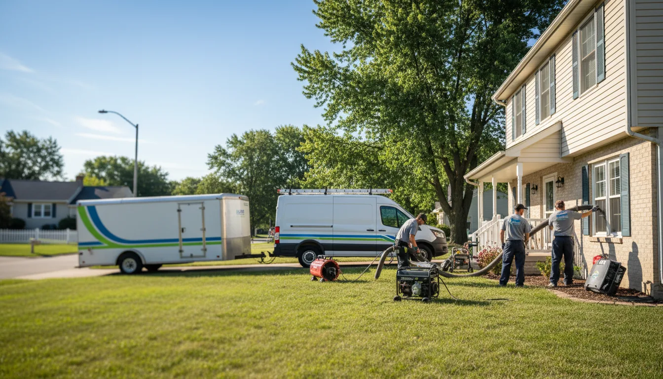 Flooded Basement Restoration And Cleanup With Repair in Wyoming, IA near me